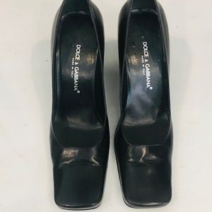 Dolce & Gabbana Black Classic Pump 7 1/2 M